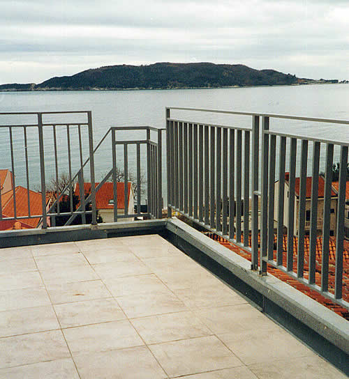 Upper terrace
